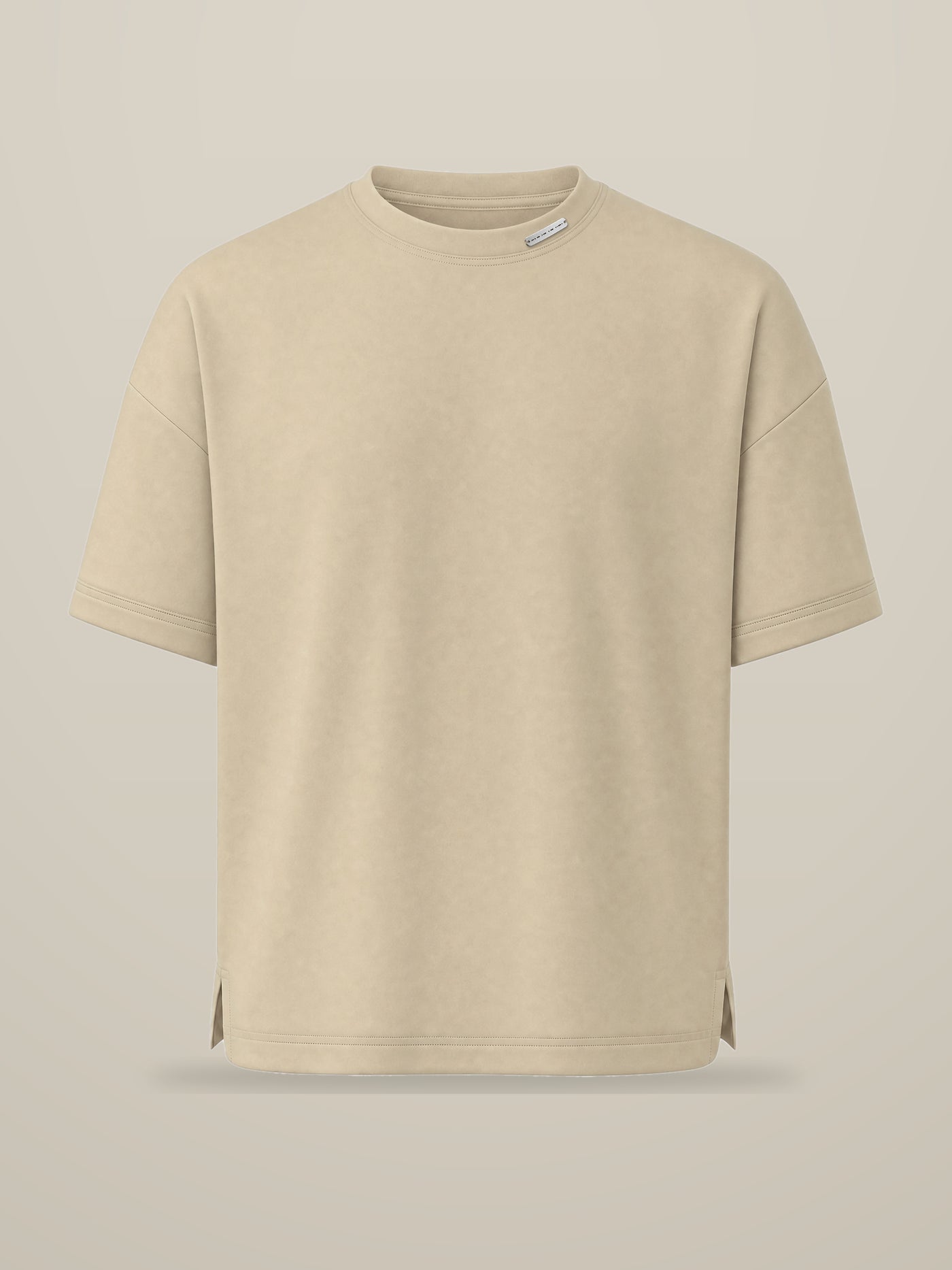 KAF Men's Tee — Beige, front