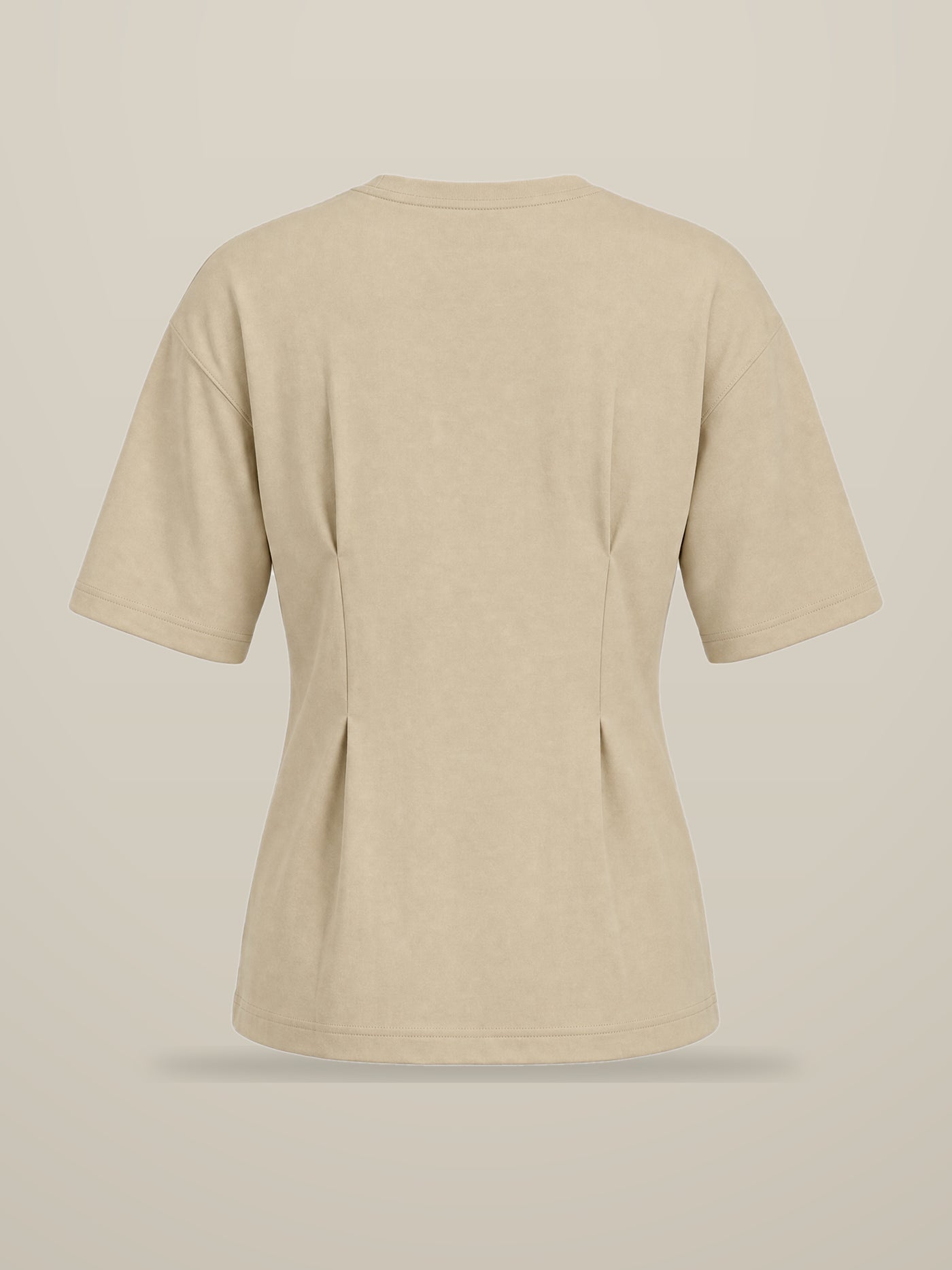 KAF Women's Tee — Beige, back