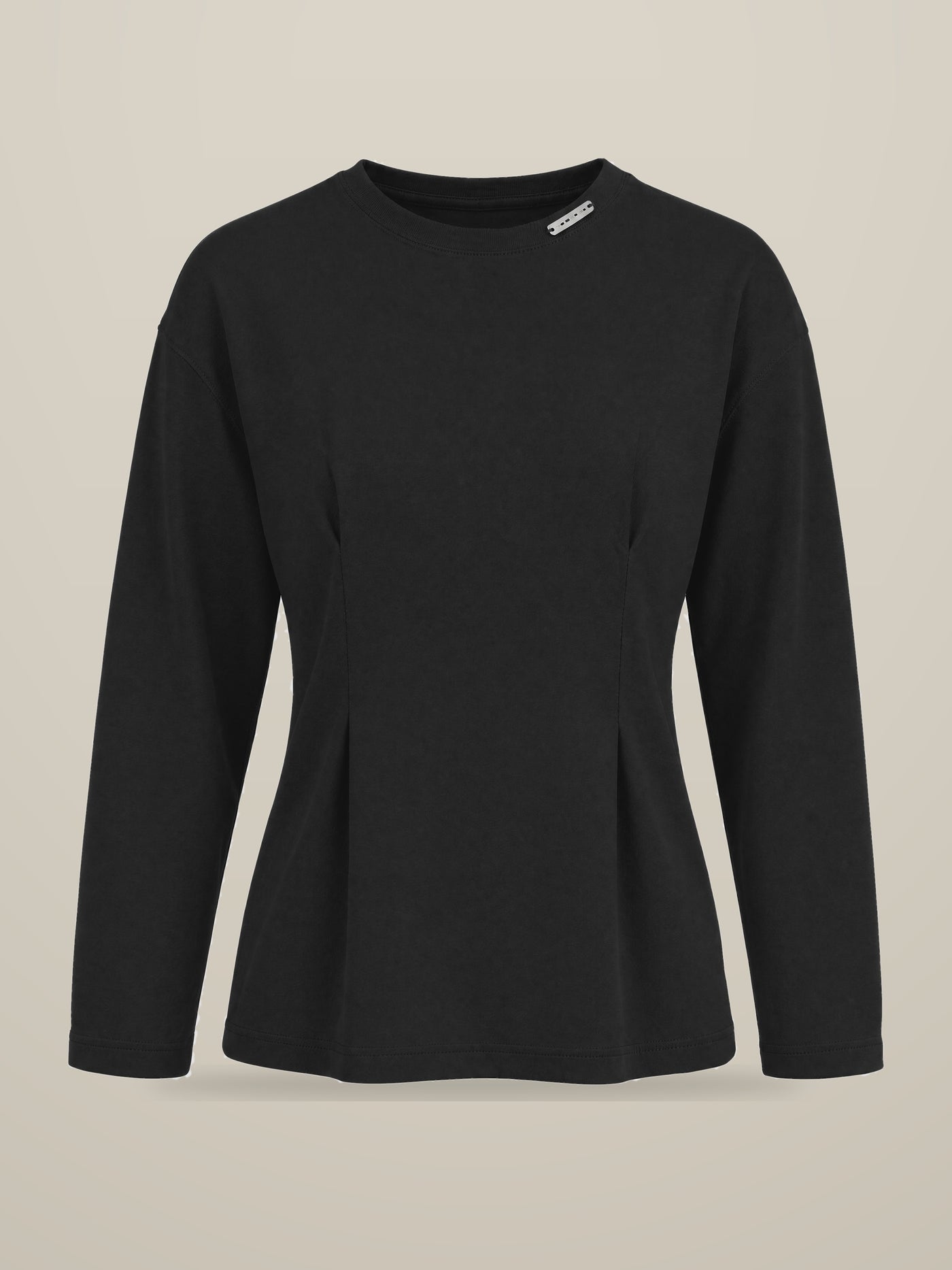 KAF Women's Long-Sleeve Tee — Black, front