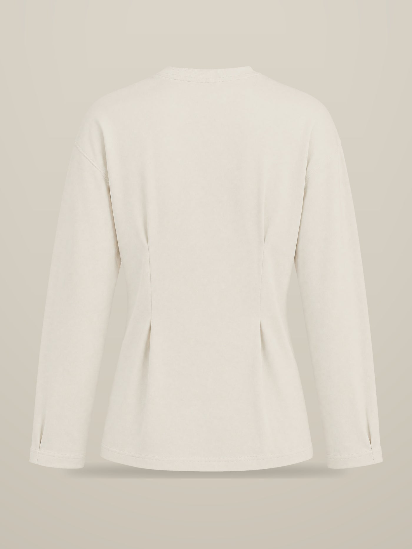 KAF Women's Long-Sleeve Tee — White, back