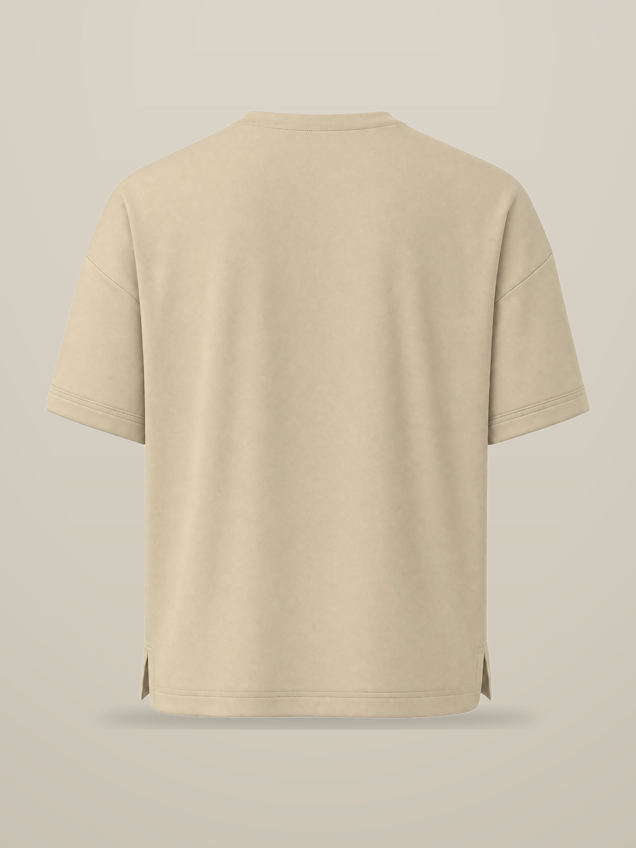 KAF Men's Tee — Beige, back