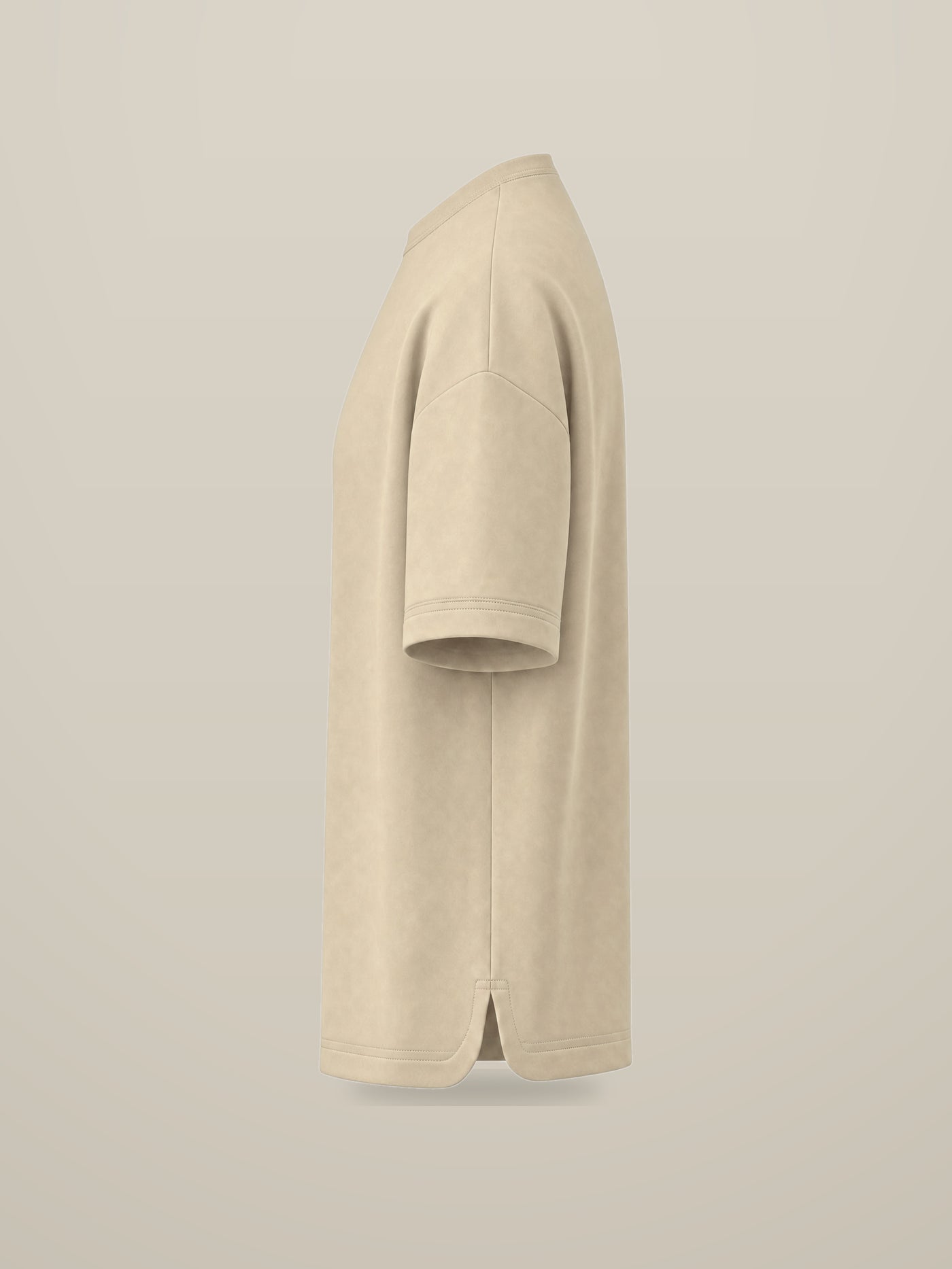 KAF Men's Tee — Beige, side