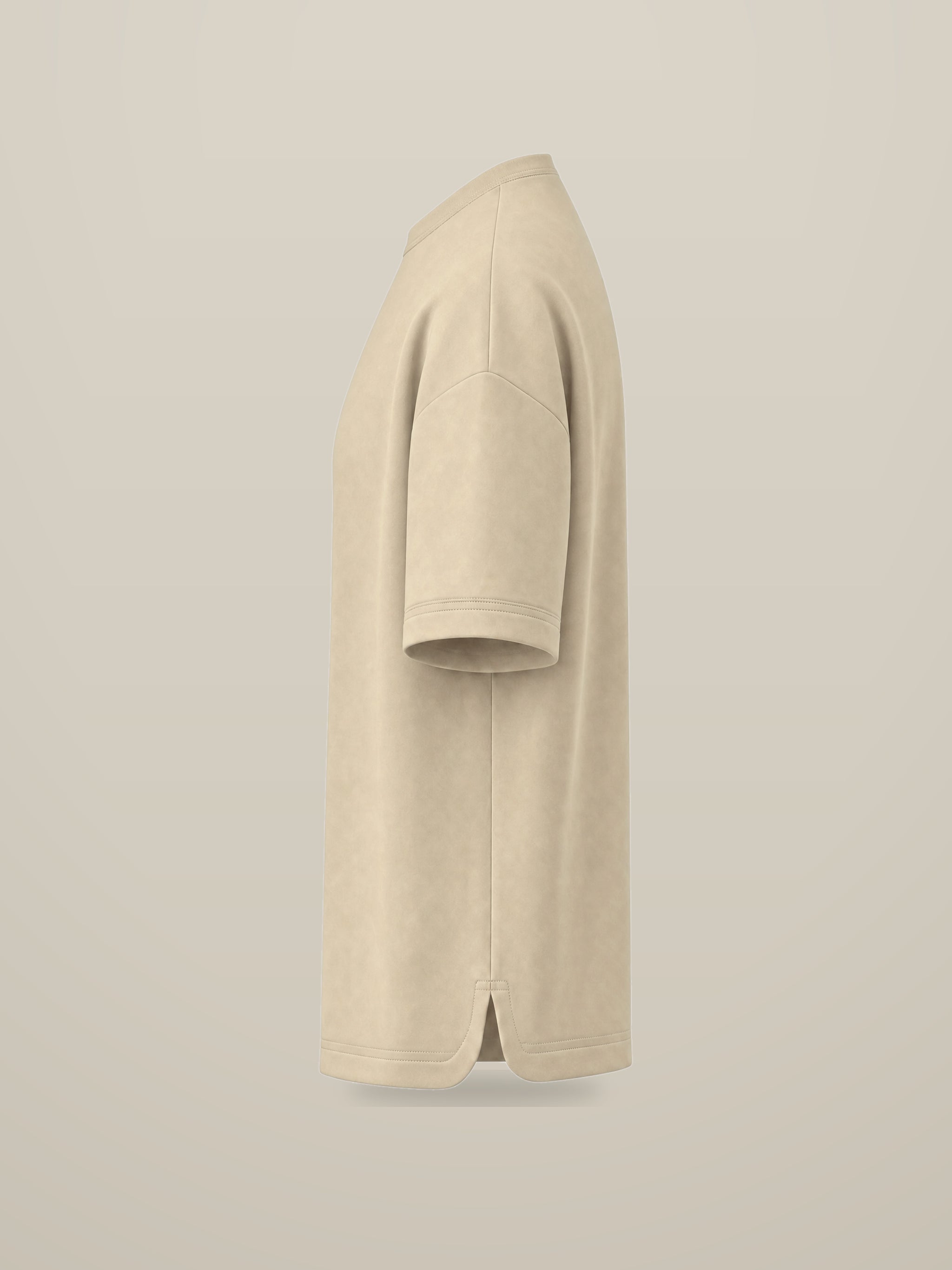 KAF Men's Tee — Beige, side