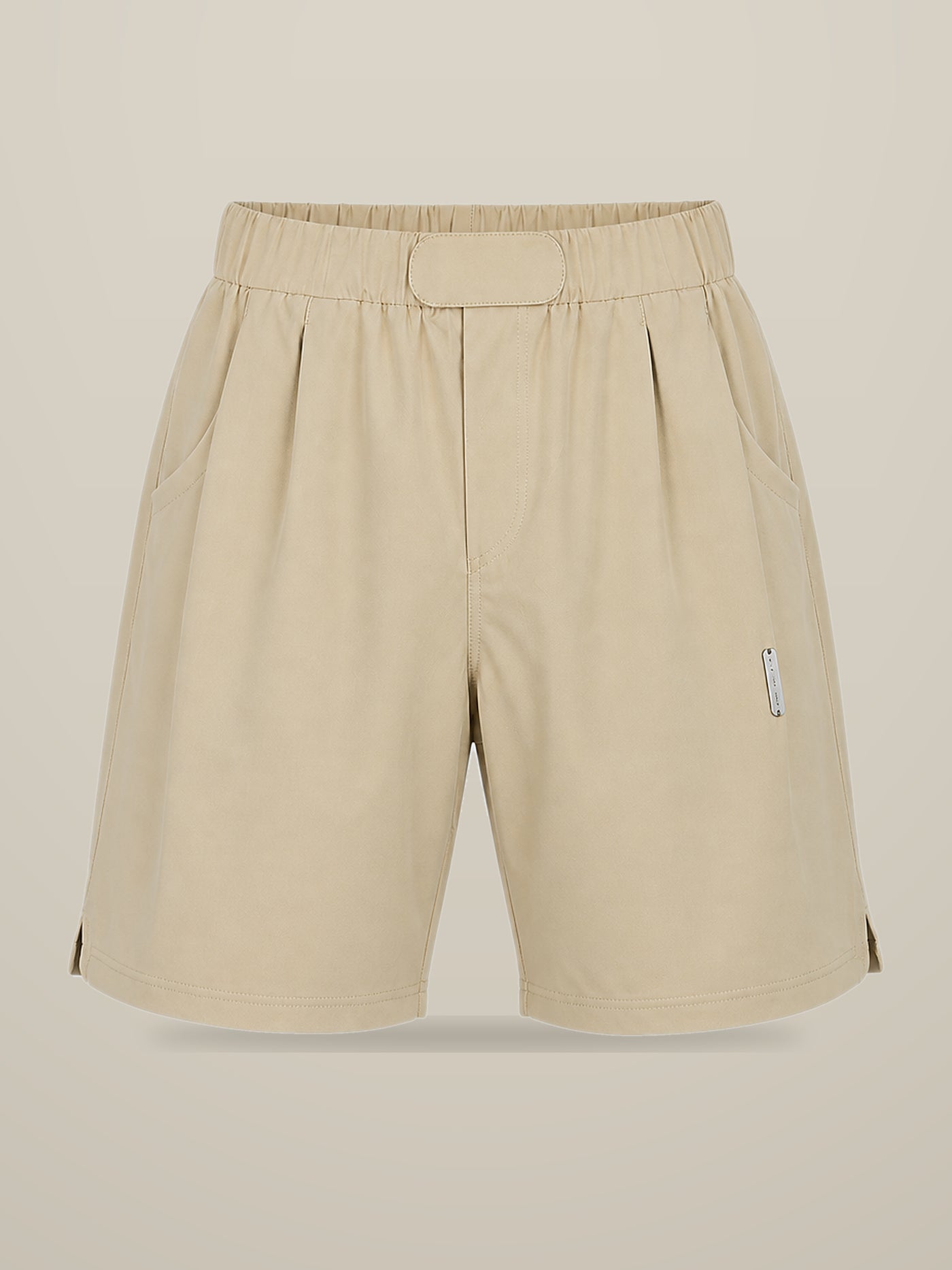 KAF Men's Shorts — Beige, front