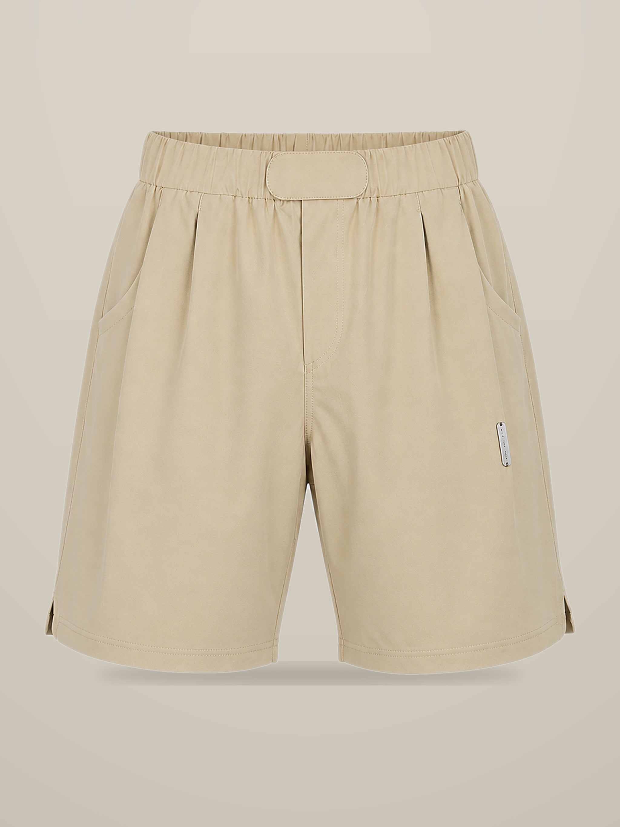 KAF Men's Shorts — Beige, front