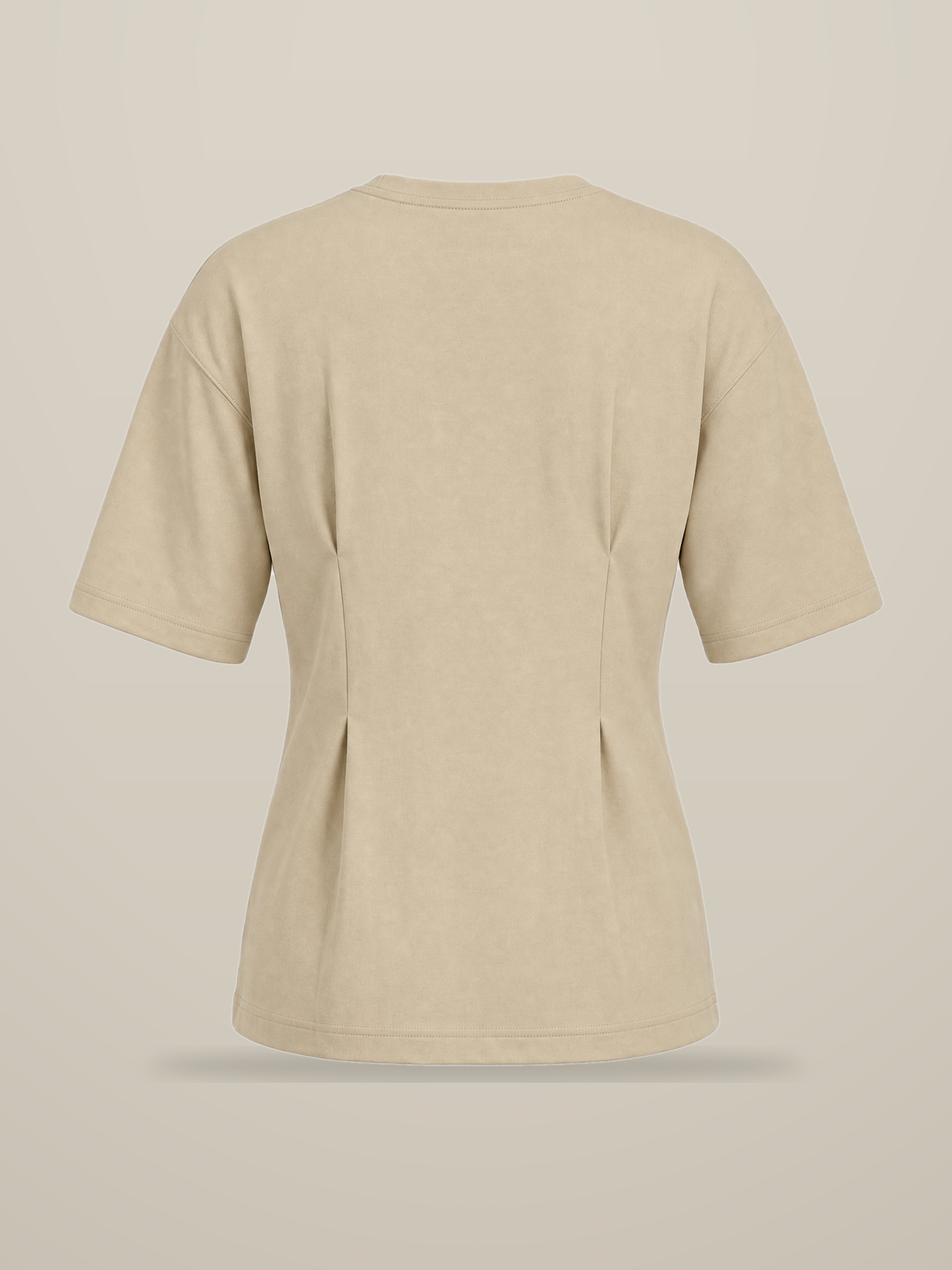 KAF Women's Tee — Beige, back