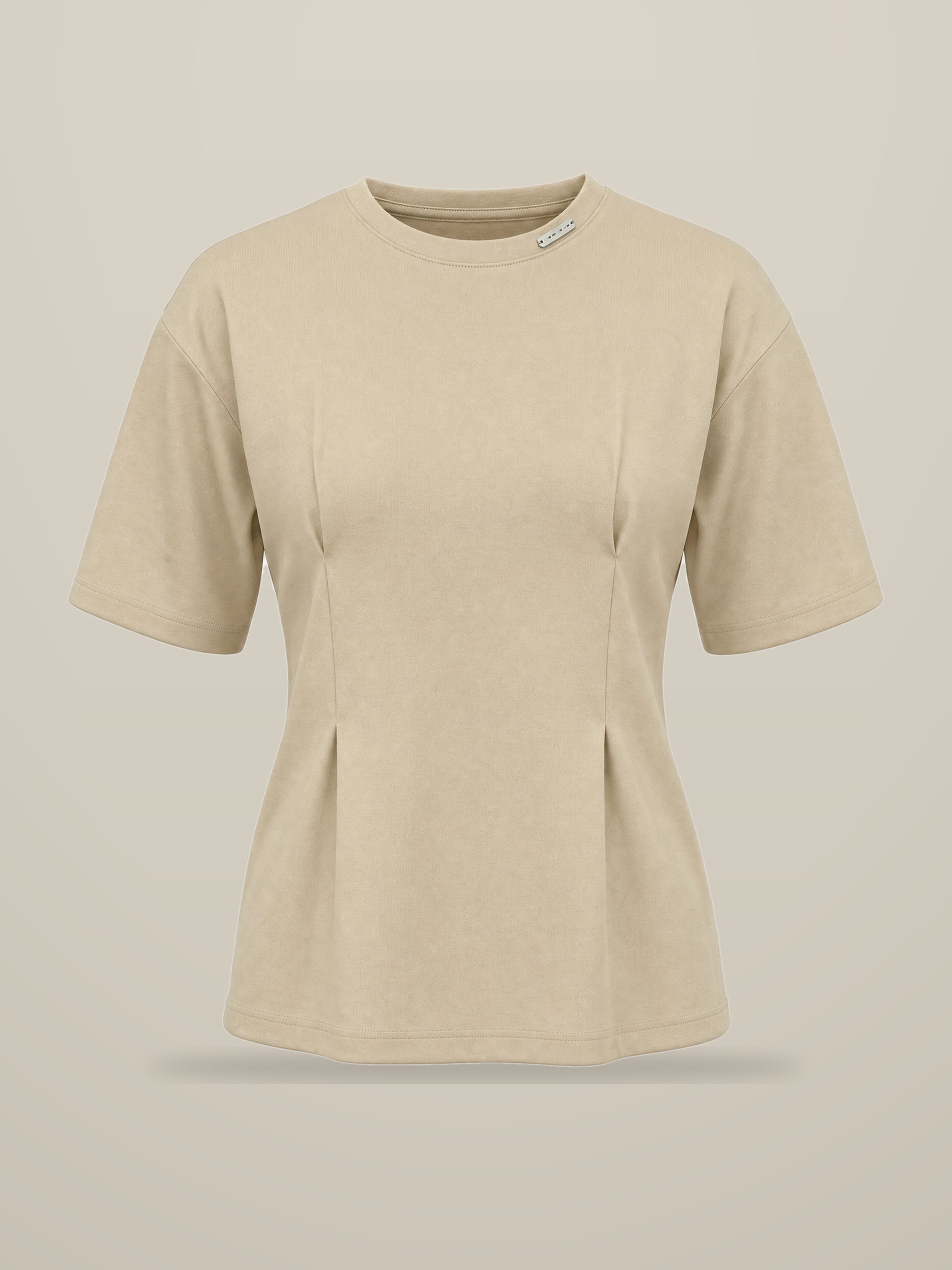 KAF Women's Tee — Beige, front