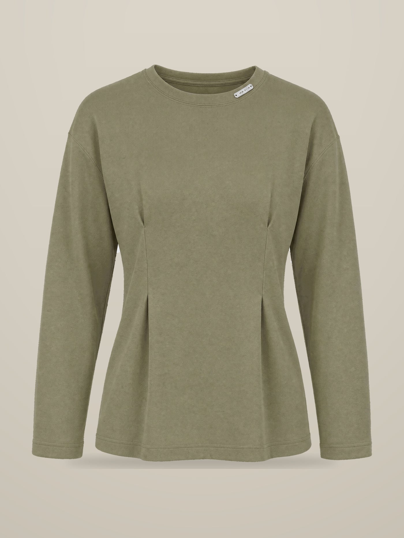 KAF Women's Long-Sleeve Tee — Olive, front