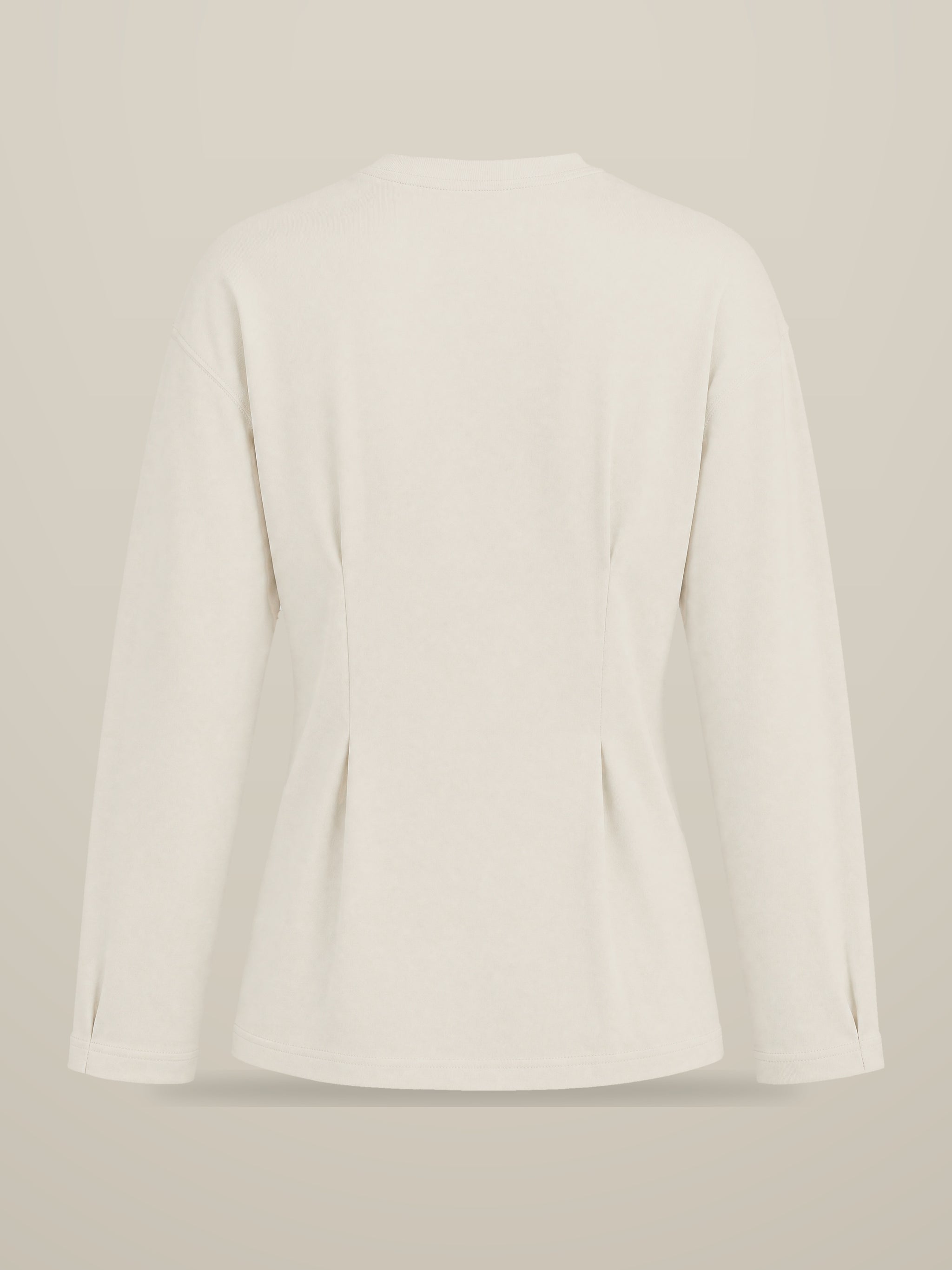 KAF Women's Long-Sleeve Tee — White, back