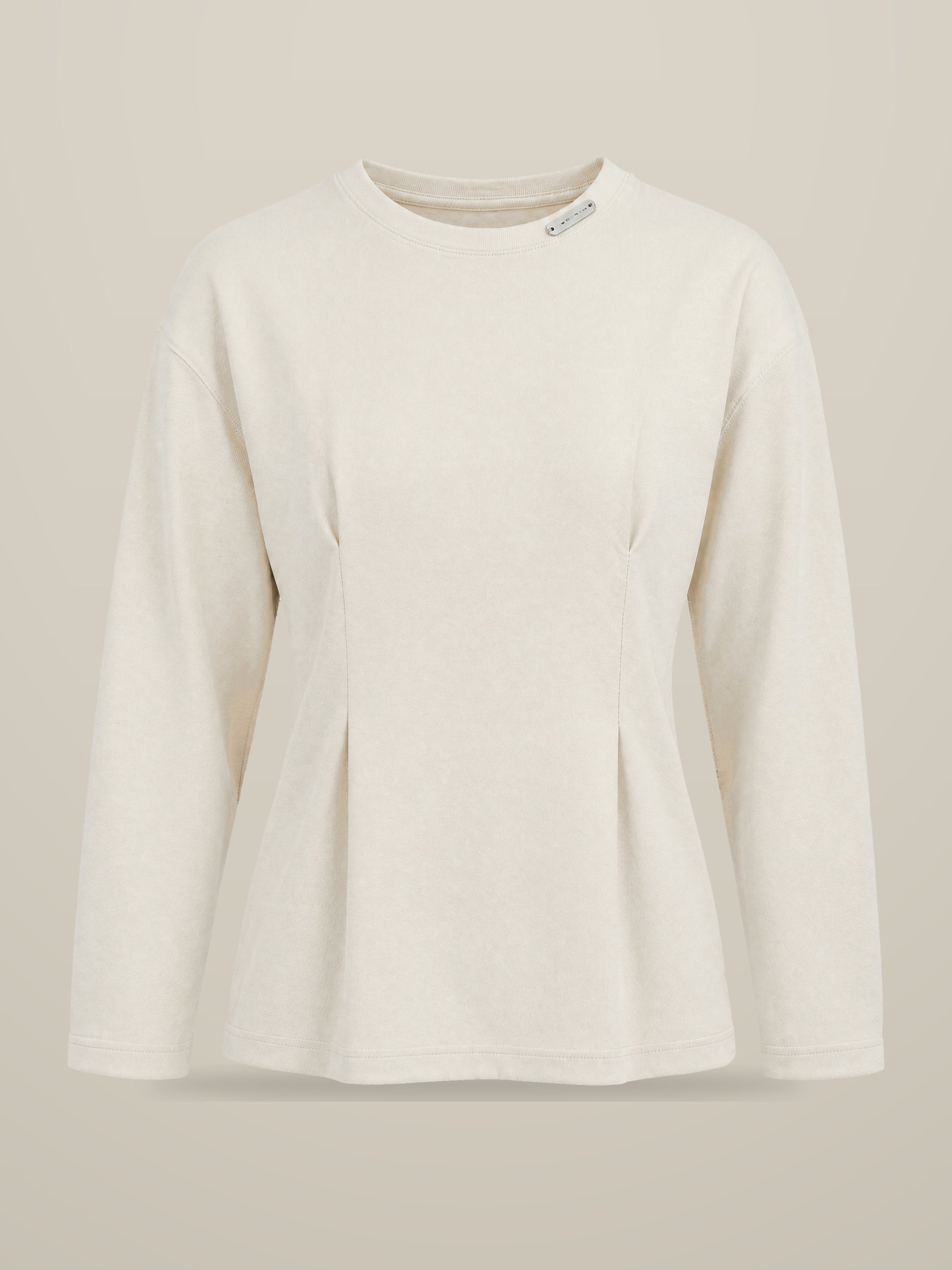 KAF Women's Long-Sleeve Tee — White, front