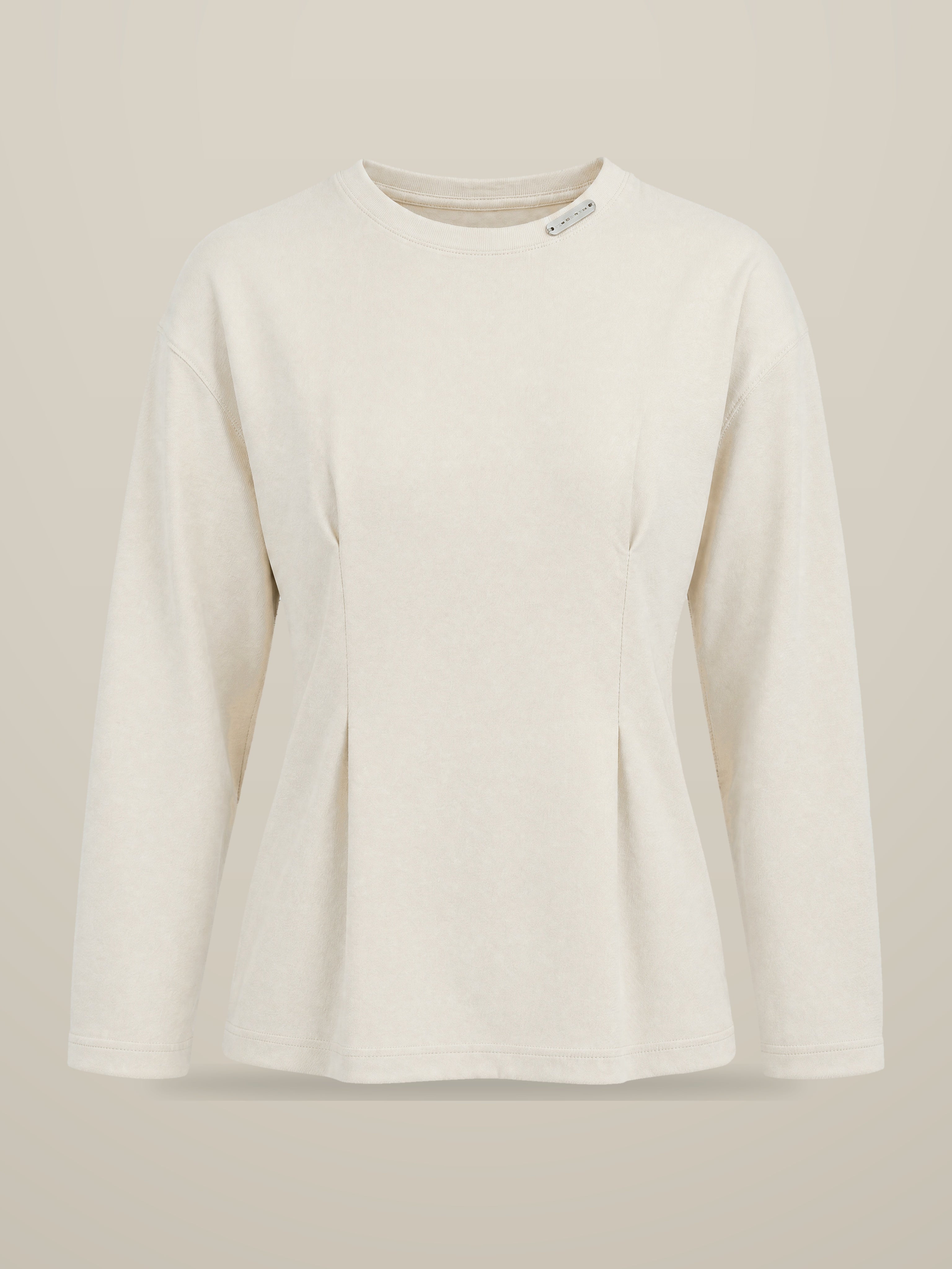 KAF Women's Long-Sleeve Tee — White, front