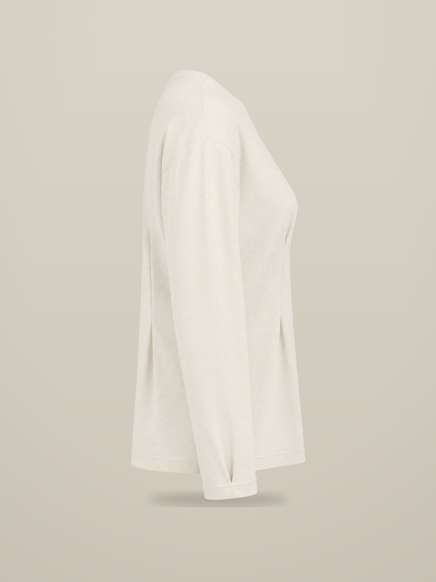 KAF Women's Long-Sleeve Tee — White, side